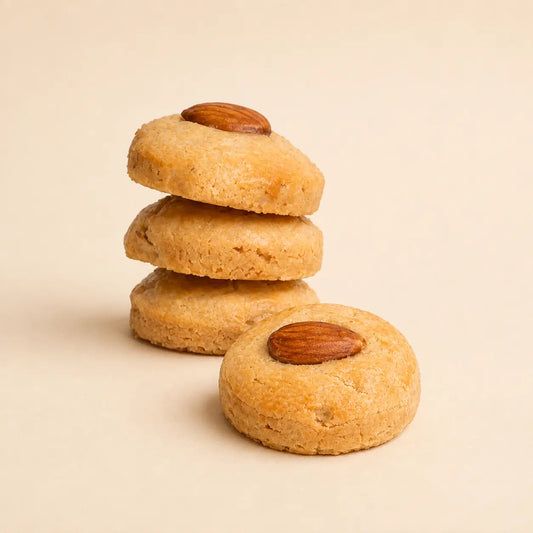 Almond Khatai Biscuits